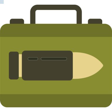 askeri silah vektör simgesi