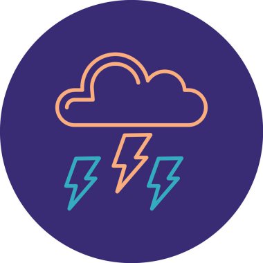 Bulut simgesinin vektör illüstrasyonu