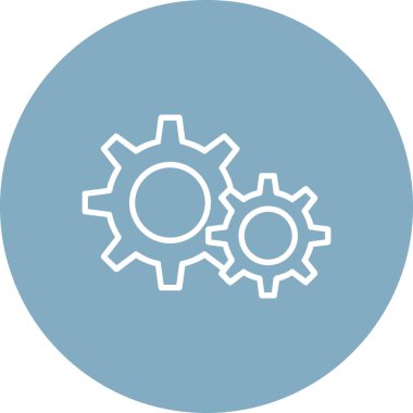 dişli simgesi vektör illüstrasyonu