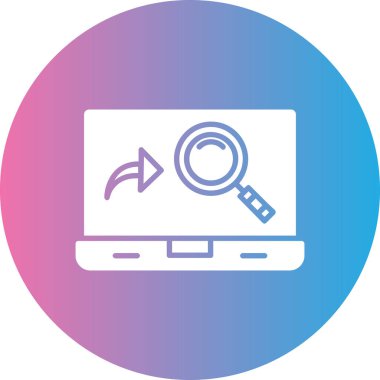 Modern simgenin vektör illüstrasyonu