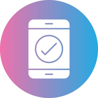 Kolayca düzenleyebilen akıllı telefon vektör simgesi