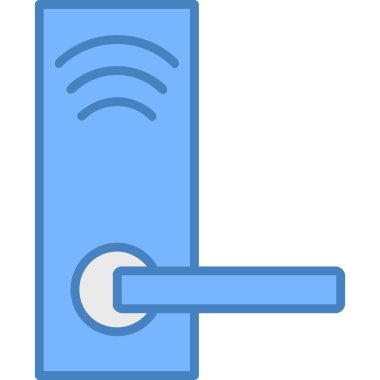 anahtar kapı simgesini düz biçimde kilitle