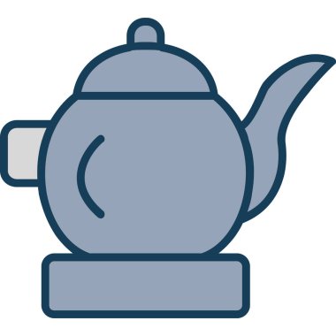 Çaydanlık vektör simgesi