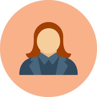 İş kadını vektör simgesi