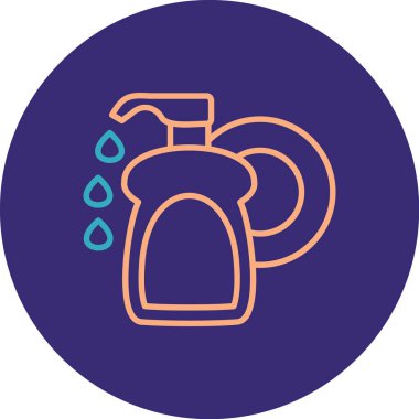 Su musluğu. Basit resimleme