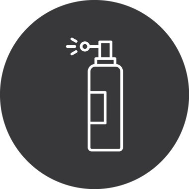 Sprey şişesinin vektör illüstrasyonu