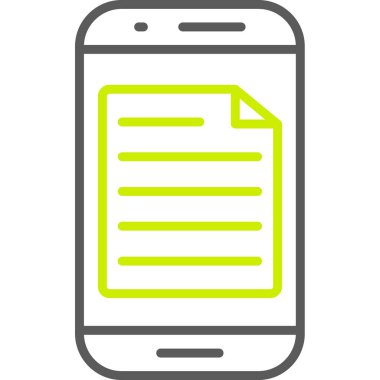 akıllı telefon simgesi vektör illüstrasyonu