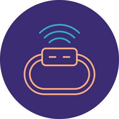 Modern b 'nin vektör illüstrasyonu eksik simgesi