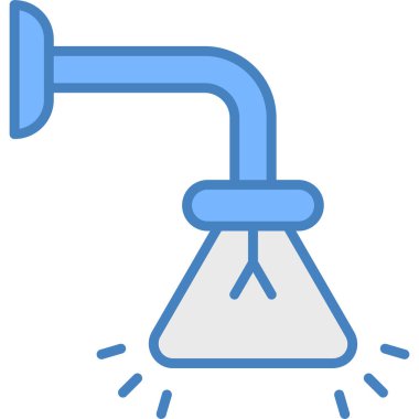 Lamba lambası simgesi ile doldurulmuş dış hat biçimi