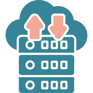 veri bulut veritabanı simgesi