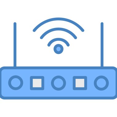 Yönlendirici. Web simgesi basit illüstrasyon