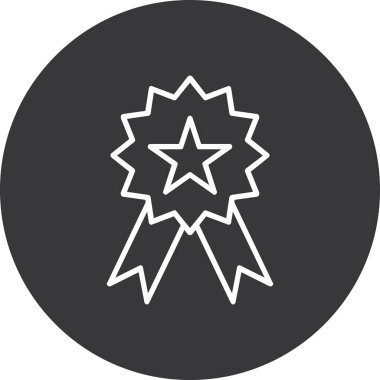 star icon isolated on abstract background