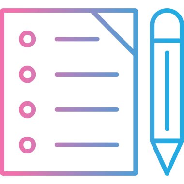 Belge simgesinin vektör illüstrasyonu