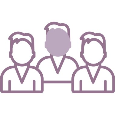 insanlar simge vektör illüstrasyonu