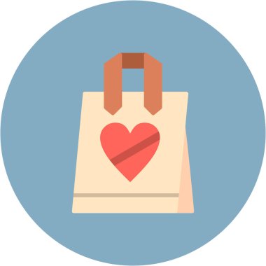 Kalpli alışveriş çantasının vektör çizimi