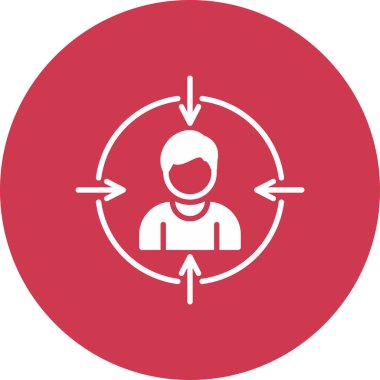 Man avatar simgesi vektör illüstrasyonu