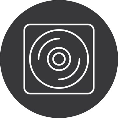 vektör illüstrasyonu, kamera simgesi