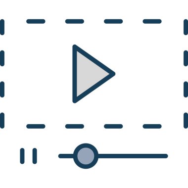 oyuncu simge vektör çizim