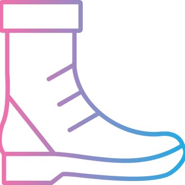 Çizmeler. Web simgesi basit tasarım