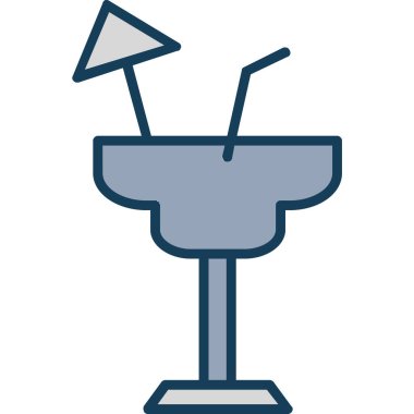 Bir televizyon simgesinin vektör illüstrasyonu