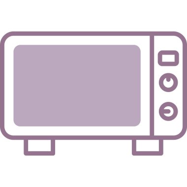 Televizyon. Web simgesi basit illüstrasyon