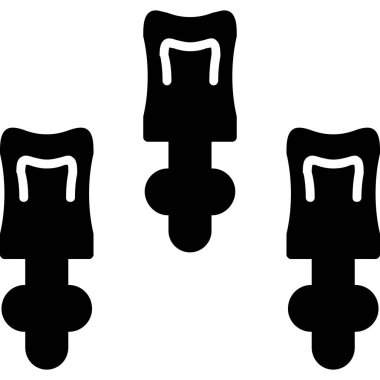 dondurma ikonu vektör illüstrasyonu