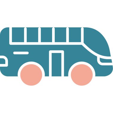 bus simgesi vektör illüstrasyonu