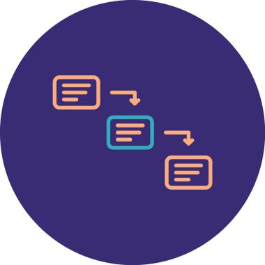 şebeke. Web simgesi basit illüstrasyon