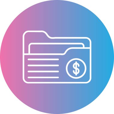 İş simgesinin vektör illüstrasyonu