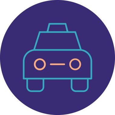 araba simgesi vektör illüstrasyonu