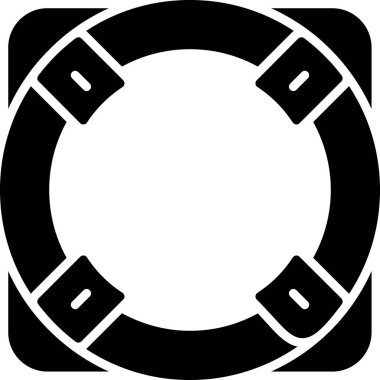 Güvenli kilit simgesi ana hat biçiminde