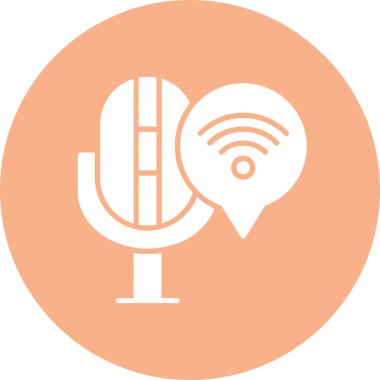 Modern simgenin vektör illüstrasyonu