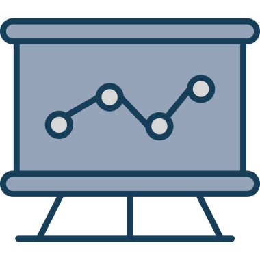 Grafik. Web simgesi basit illüstrasyon