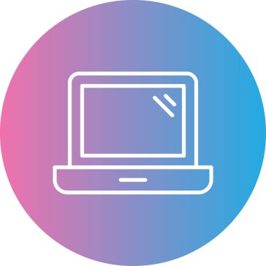 Bilgisayar. Web simgesi basit tasarım