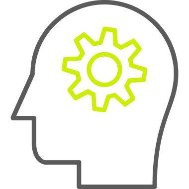 dişli simgesi vektör illüstrasyonu