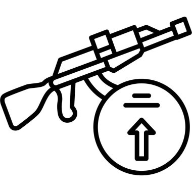 askeri silah simgesi, taslak biçimi