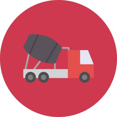 Kamyon. Web simgesi basit illüstrasyon