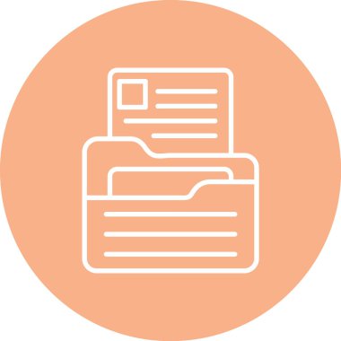 dosya biçimi simgesi, vektör illüstrasyonu