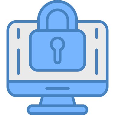 ikon vektör illüstrasyonunu kilitle