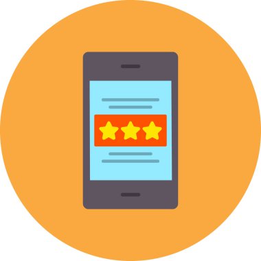 gezici derecelendirme düz vektör simgesi