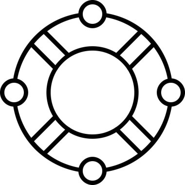 Çizgi film simgesinin vektör çizimi