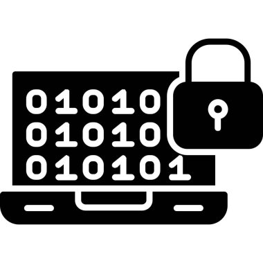 Güvenlik kilidi sembol tasarımı