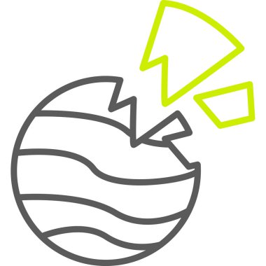 Voleybol. Web simgesi basit illüstrasyon