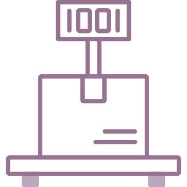 Bilgisayar ekranı. Web simgesi basit illüstrasyon