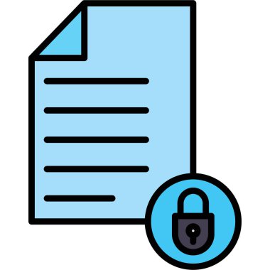 ikon vektör illüstrasyonunu kilitle