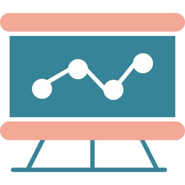 grafik vektör simgesi. biçim düz sembol, yumuşak mavi renk, yuvarlak açılar, beyaz arkaplan