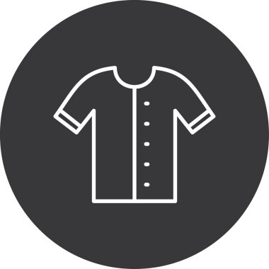 giysi simgesi vektör illüstrasyonu