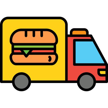 Fast food teslim simgesi
