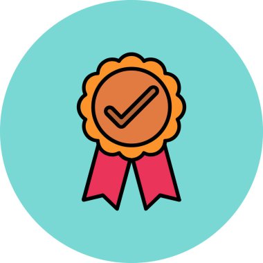 Madalya vektör simgesi, modern biçim