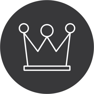 Crown ve Vip ikonunun vektör çizimi. Crown ve Crown stok vektör illüstrasyonu koleksiyonu.